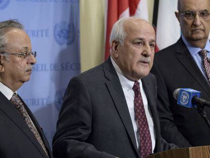 Riyad Mansur, embaixador da Palestina na ONU.