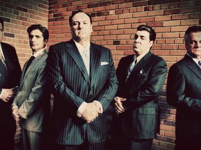 Imagem promocional de 'Os Sopranos'.