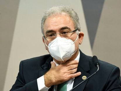 Ministro Marcelo Queiroga depõe na CPI do Senado.