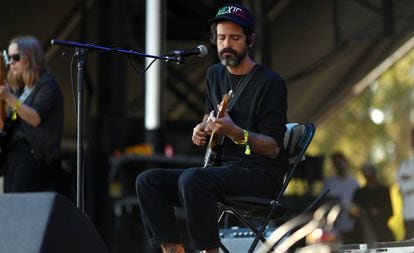 O músico Devendra Banhart, em uma apresentação em setembro na Califórnia.