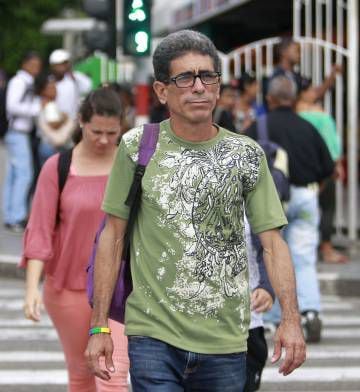 O ativista Francisco Rodríguez Cruz, em Havana.