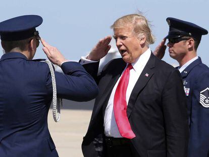 Donald Trump, neste 3 de março, em Orlando.