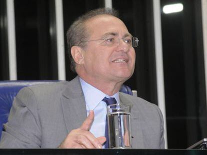 O presidente do Senado, Renan Calheiros, em agosto.
