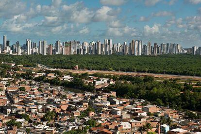 Vista panorâmica do Recife.