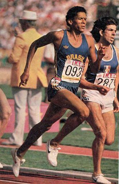 Joaquim Cruz nos Jogos Olímpicos de 1984.