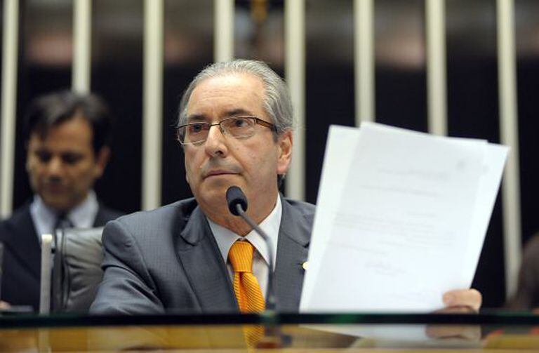 O presidente da Câmara, Eduardo Cunha.