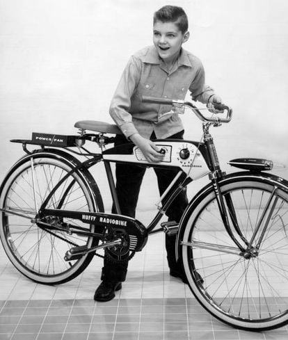Bicicleta com rádio de 1955