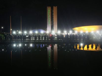 Ato em Brasília pró-impeachment dia 21 de março.