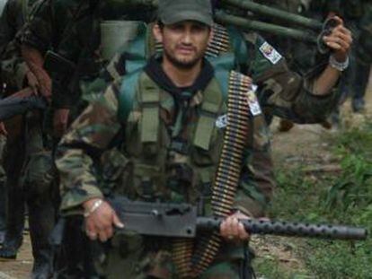 Miembros de las FARC em Colombia.