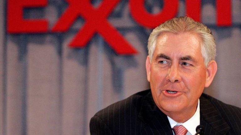 Rex Tillerson, CEO da petroleira Exxon Mobil, nomeado secretário de Estado do Governo Trump.