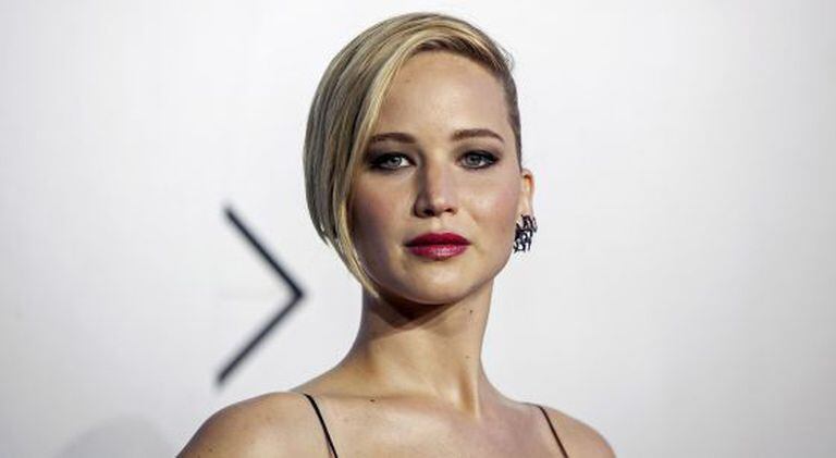 A atriz Jennifer Lawrence.