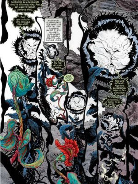 Uma das primeiras páginas do retorno do Neil Gaiman a Sandman.