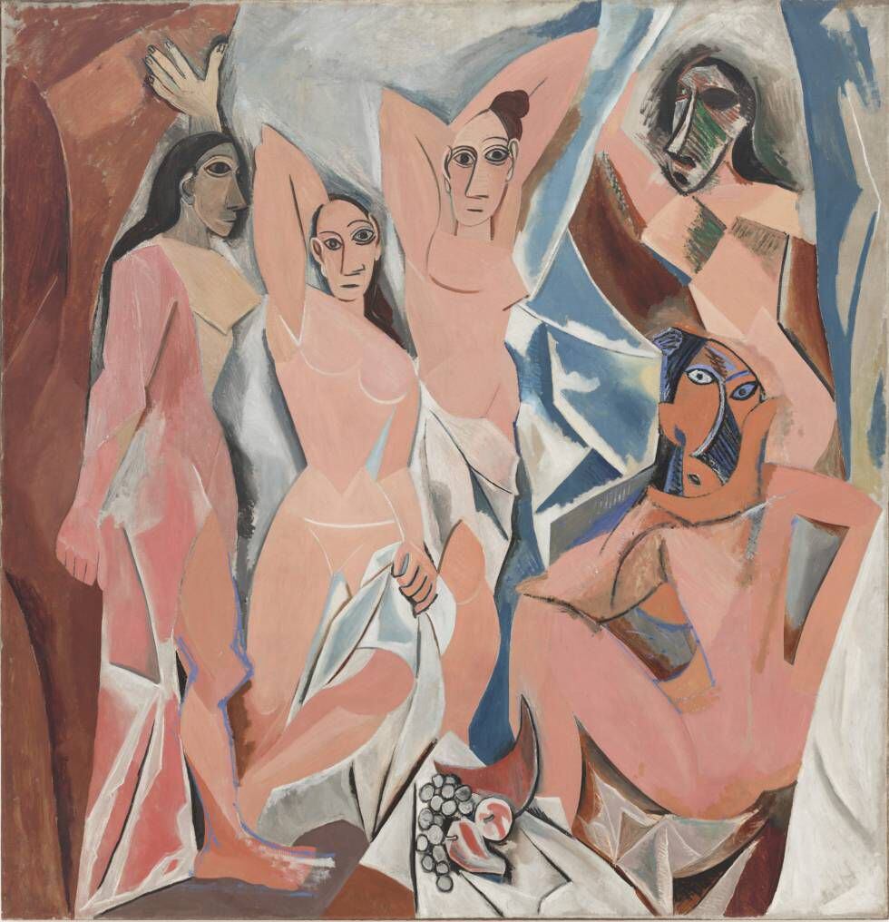 'As senhoritas de Avignon', de Pablo Picasso.