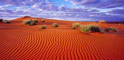 Dunas do deserto Simpson, na Austrália.