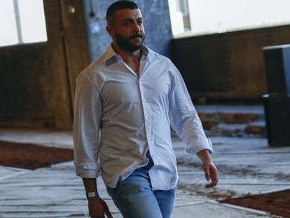 O estilista Khalid Al Qasimi, durante a Semana da Moda de Londres, em junho.