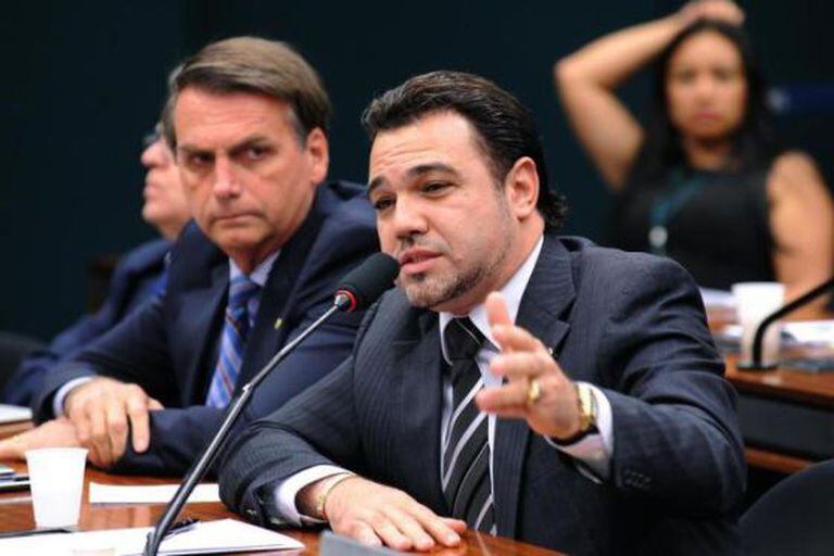 Bolsonaro (PP) e Feliciano (PSC), na Câmara dos Deputados.