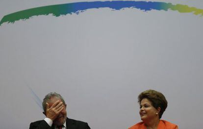 Lula e Dilma Rousseff, em foto de 12 de agosto.