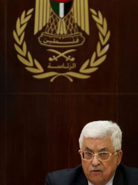 O presidente palestino, Mahmud Abbas, nesta quinta-feira.