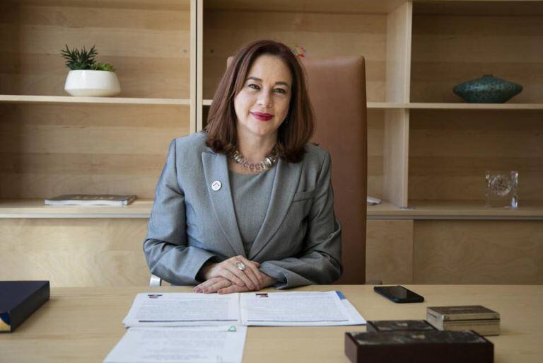 A candidata à Secretaria-Geral da OEA, María Fernanda Espinosa.