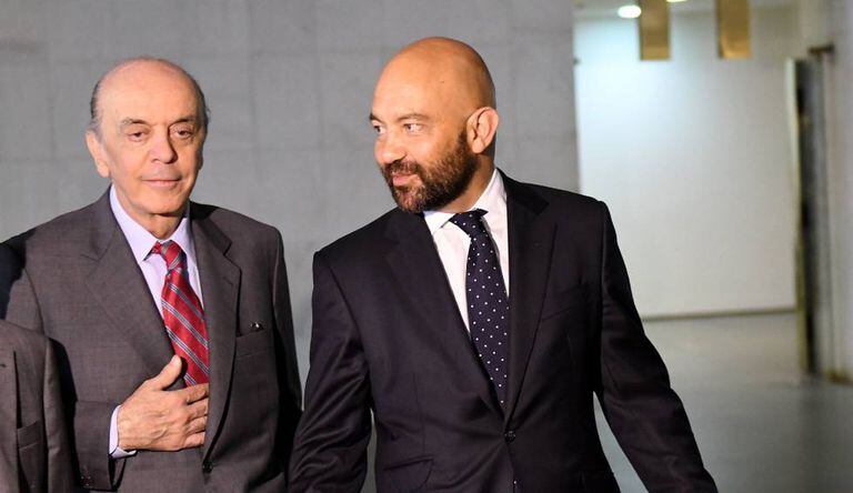 José Serra e o secretário de Comércio espanhol, Jaime García-Legaz.