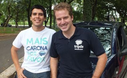 Daniel Bedoya e Pedro Meduna, da Tripda.
