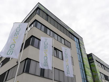 Sede da empresa alemã BioNTech em Mainz, no oeste da Alemanha.