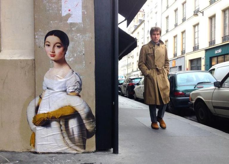 Um quadro pouco conhecido do Louvre copiado nas ruas de Paris.