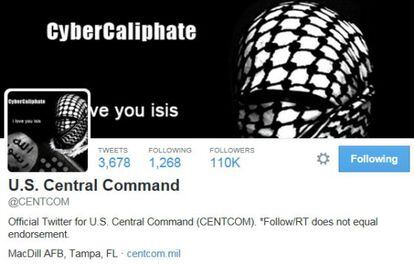 Perfil do Comando Central dos EUA após ataque de hackers ligados ao EI.