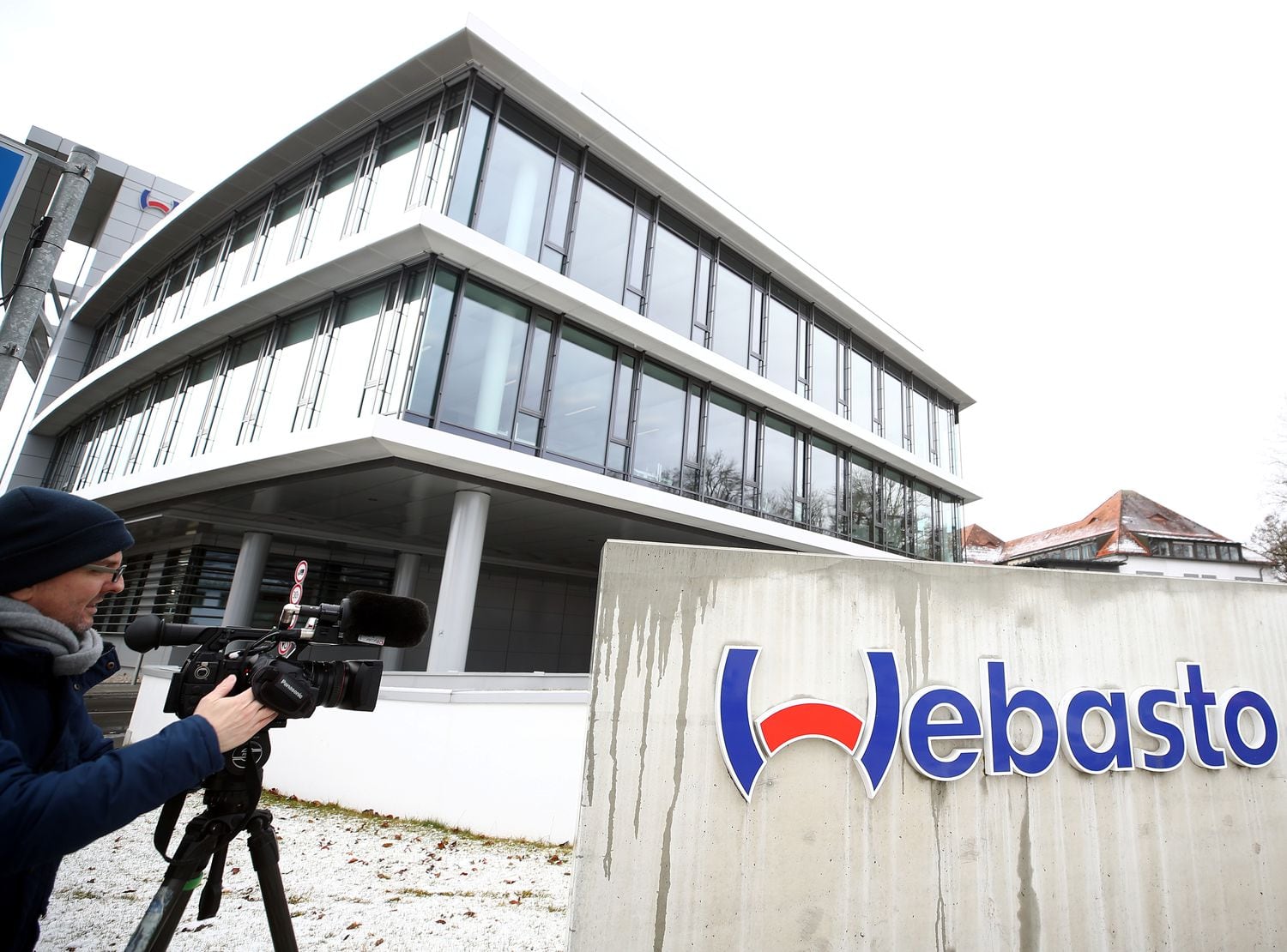 Sede da empresa Webasto em Stockdorf, perto de Munique, onde foi detectado um foco de coronavírus em janeiro.