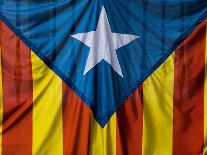 Bandeira pro-independência da Catalunha