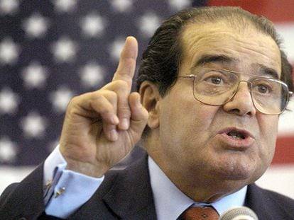 O juiz Antonin Scalia.