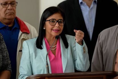 Delcy Rodriguez, presidente da Assembleia Constituinte, que decretou o embaixador brasileiro 'persona non grata'