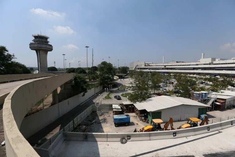 O aeroporto internacional do Rio, Galeão.