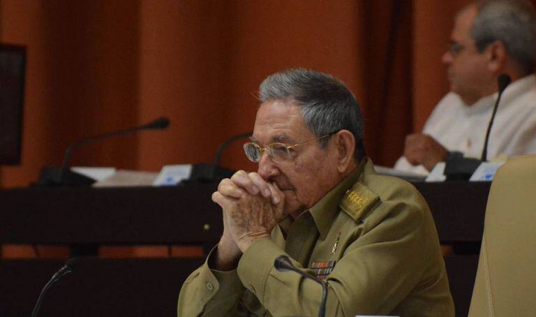 Raúl Castro na Assembleia Nacional.