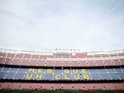 O Camp Nou, palco da partida de volta das quartas na Champions.