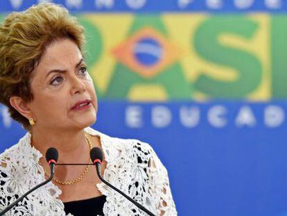 Dilma Rousseff, em Brasília.