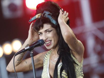 Show de Amy Winehouse no Rock in Rio de Madri em 2008.
