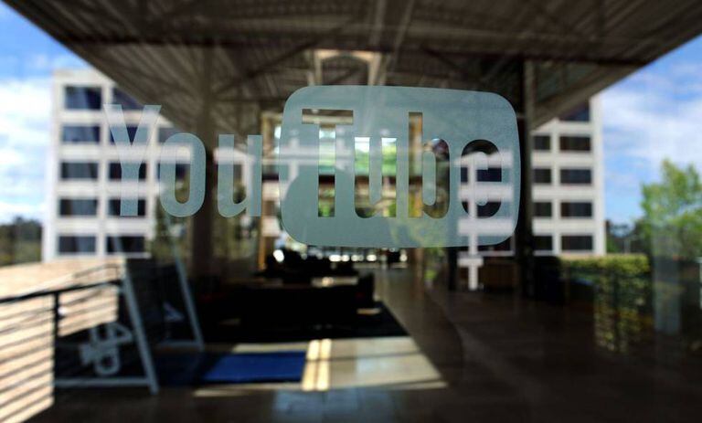 Imagem de arquivo a sede de YouTube em San Bruno.