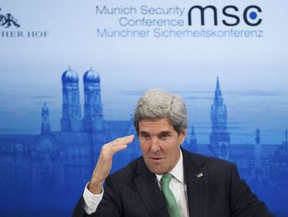 John Kerry, na conferência de segurança de Munique.