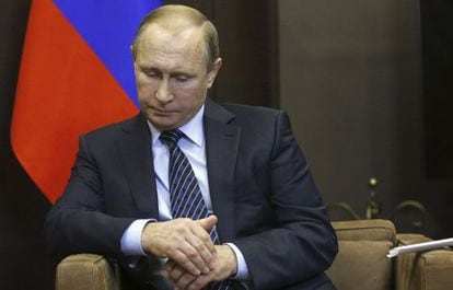 Vladimir Putin, nesta terça-feira em Sochi.