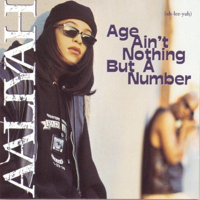 Capa do disco ‘Age Ain’t Nothing But a Number’, de Aaliyah.