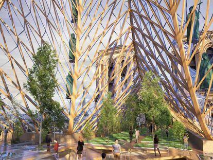 De bosque a piscina: 12 propostas de arquitetos para Notre Dame