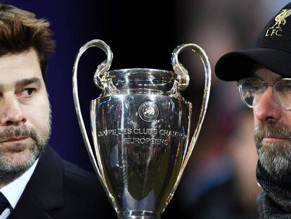 Pochettino e Klopp, os treinadores finalistas da Champions League.