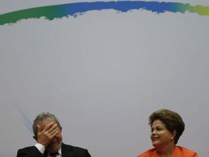 Lula e Dilma Rousseff, em foto de 12 de agosto.
