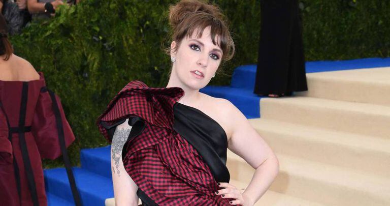 Lena Dunham, na festa do Met.