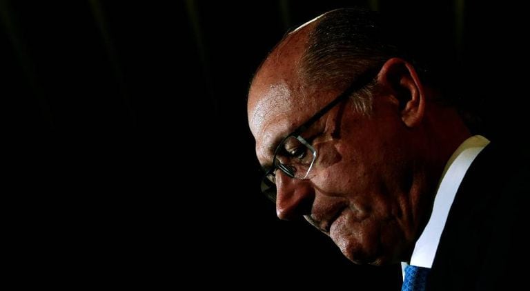 O governador de São Paulo, Geraldo Alckmin, no dia 27.