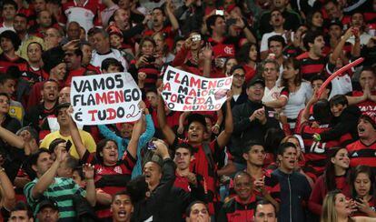 Torcedores do Flamengo.