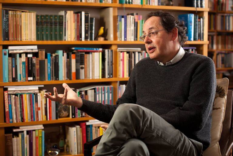 Eduardo Giannetti, durante a entrevista.