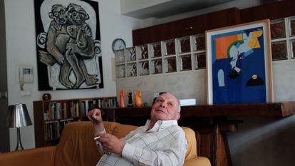 O escritor António Lobo Antunes, em sua casa de Lisboa na passada semana.