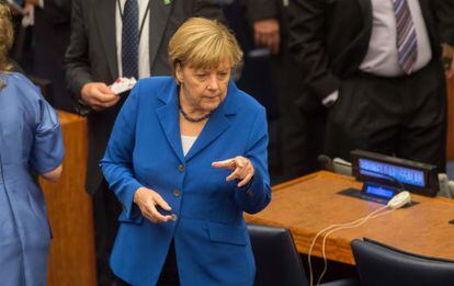 Merkel, neste domingo, na sede da ONU.